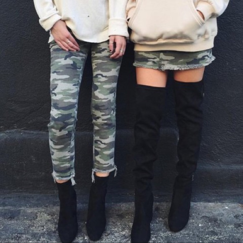 LF camo jeans